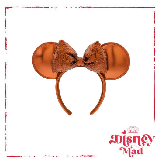 Copper Minnie Mouse Ear Headband Disney Parks