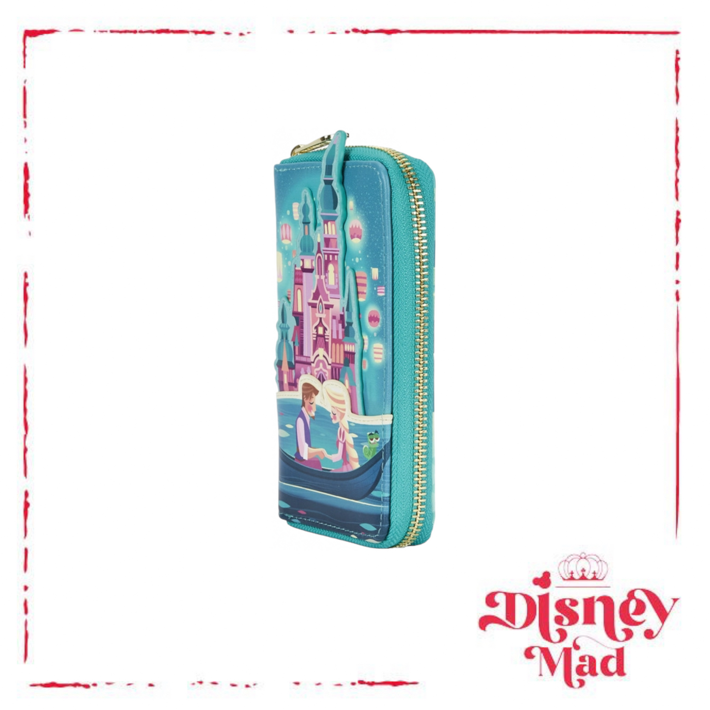 Disney Loungefly Tangled Princess Castle Wallet