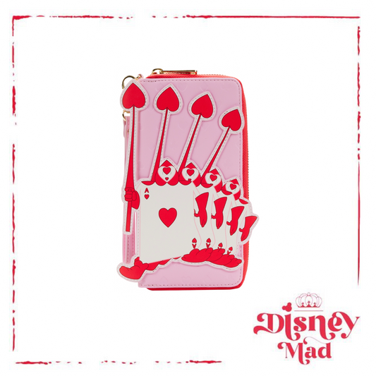 Disney Loungefly Alice in Wonderland Ace of Hearts Wallet