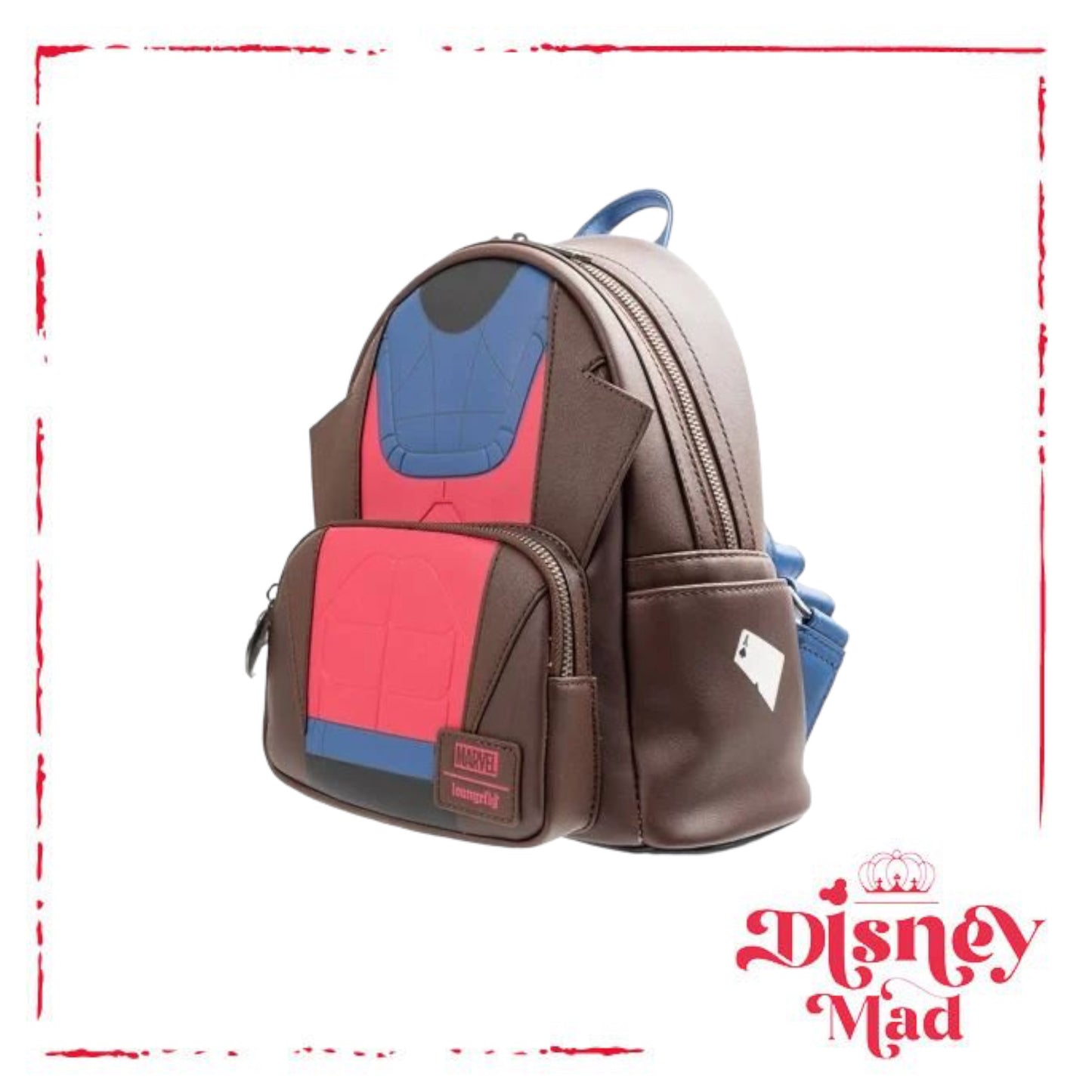 X-Men Gambit Cosplay Mini-Backpack - Entertainment Earth Exclusive