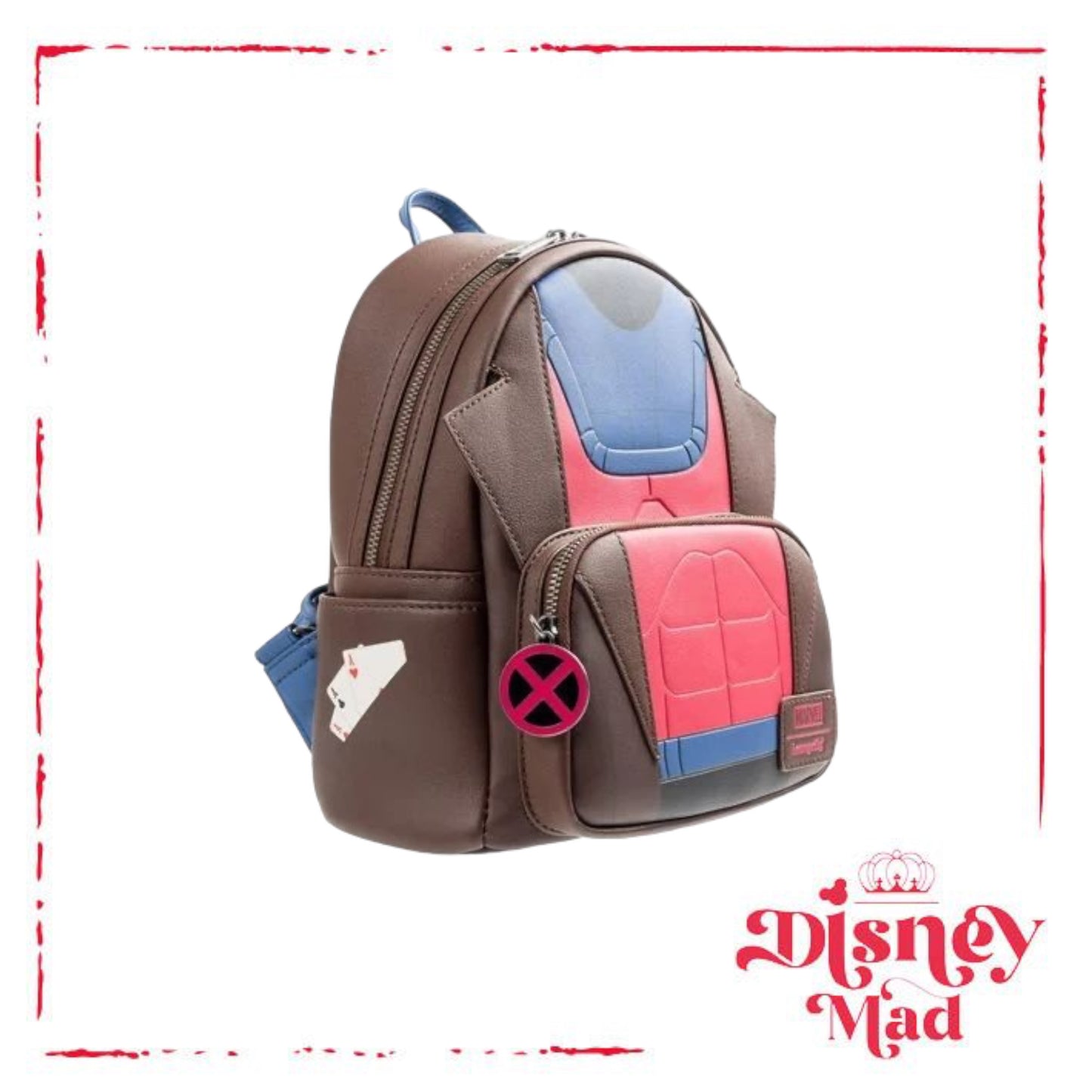 X-Men Gambit Cosplay Mini-Backpack - Entertainment Earth Exclusive