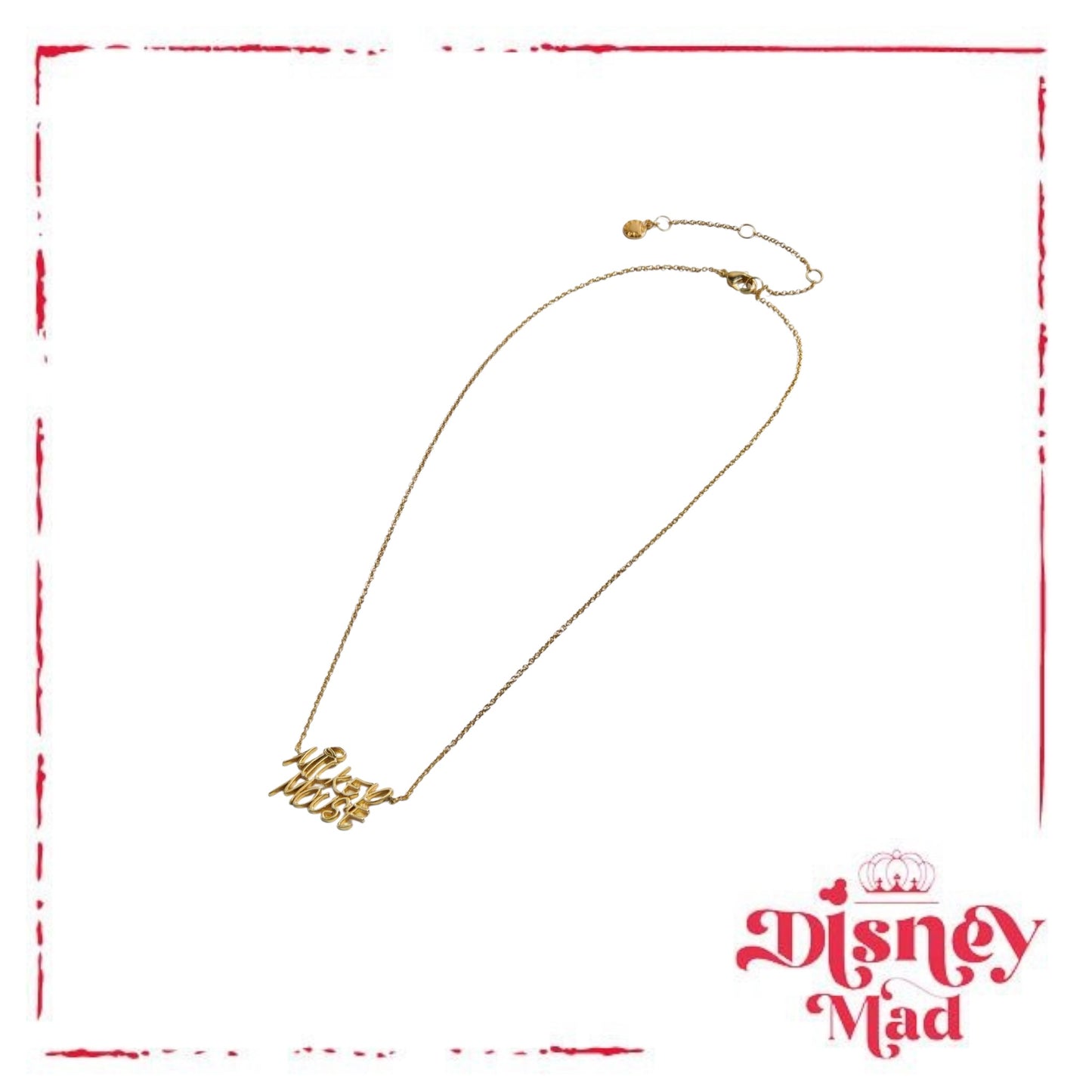 Disney Character Signature Necklace - Mickey Mouse - Baublebar