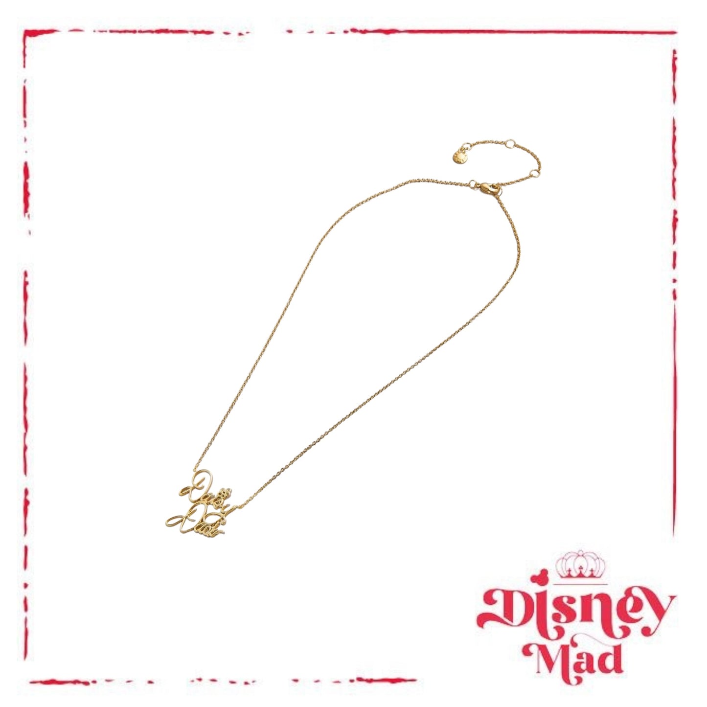 Disney Character Signature Necklace - Daisy Duck - Baublebar