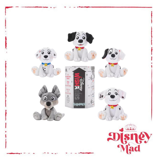 Disney Wishables Shimmer Mystery Plush Blind Pack – 101 Dalmatians – 4'' – Limited Release- Disney Parks