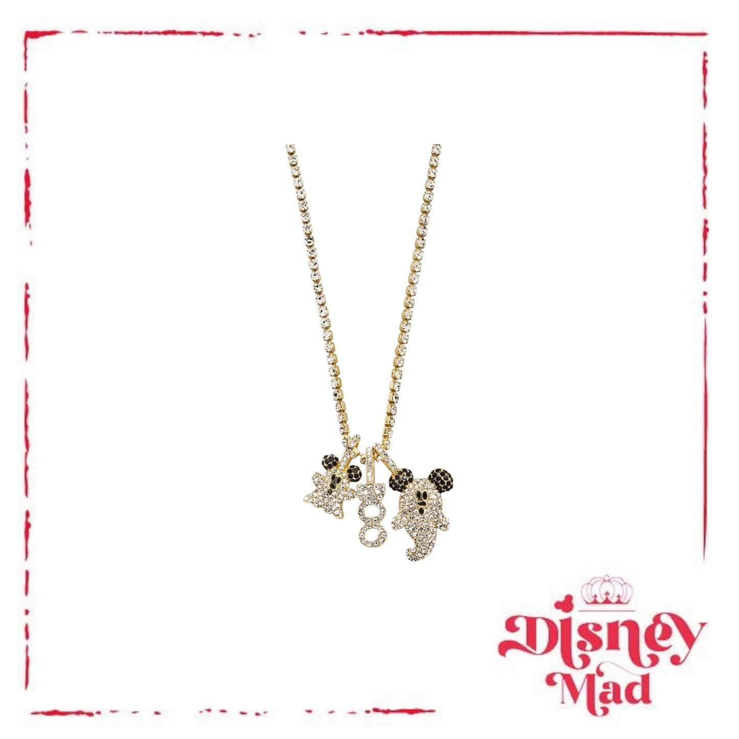 Disney Mickey Mouse Ghost Charm Necklace - Baublebar