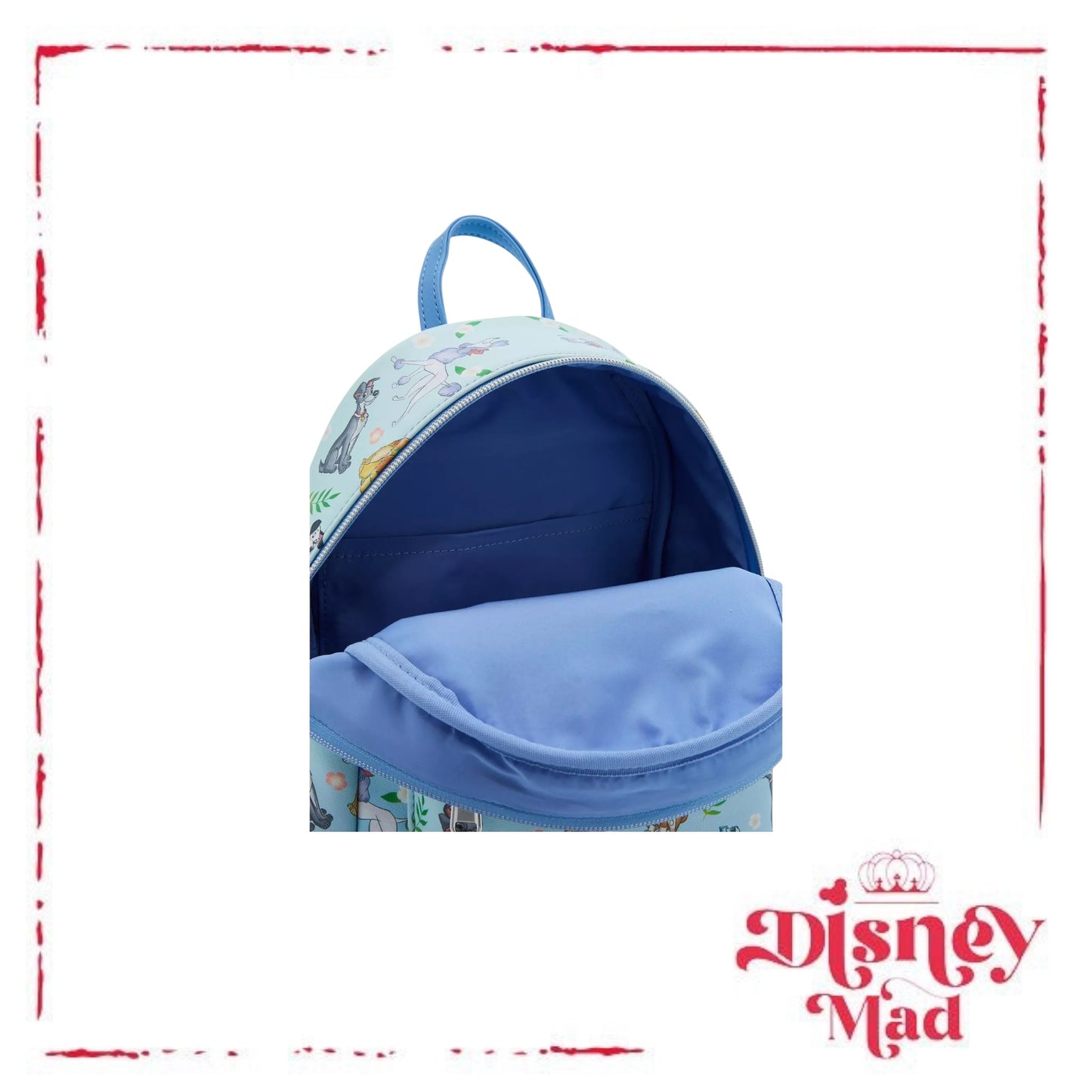 Loungefly Disney Dogs Floral Mini Backpack