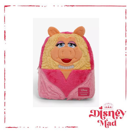 Loungefly Disney The Muppets Miss Piggy Fuzzy Mini Backpack