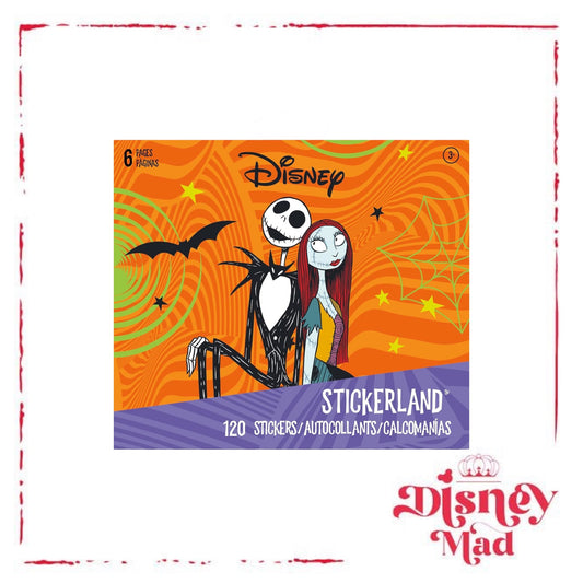 Disney - The Nightmare Before Christmas Folly & Frieght-Mini STICKERLAND Pads-6 PG Mini Stickerland Pad