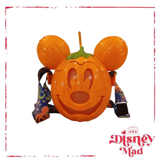 Disney Parks 2024 Halloween Pumpkin Light Up Mickey Mouse Jack-O-Lantern Sipper