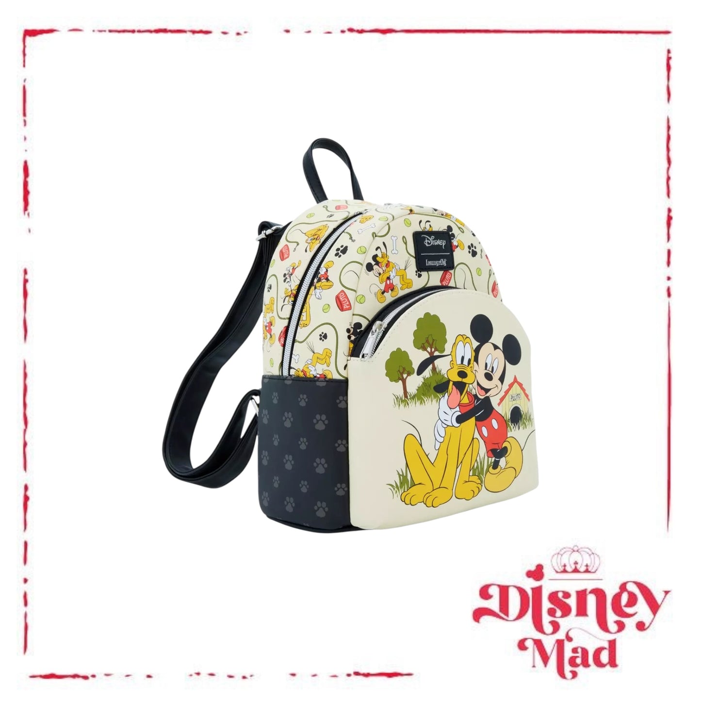 Loungefly Disney Mickey Mouse & Pluto Mini Backpack