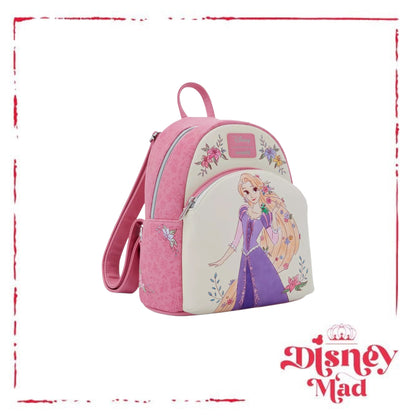 Loungefly Disney Tangled Rapunzel Flowers Mini Backpack
