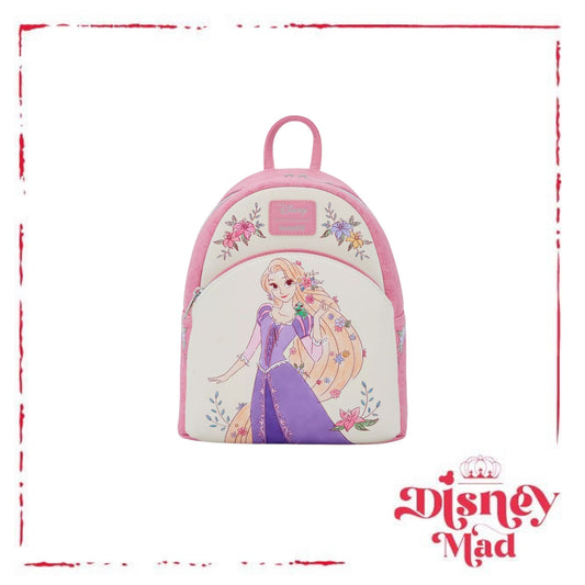 Loungefly Disney Tangled Rapunzel Flowers Mini Backpack