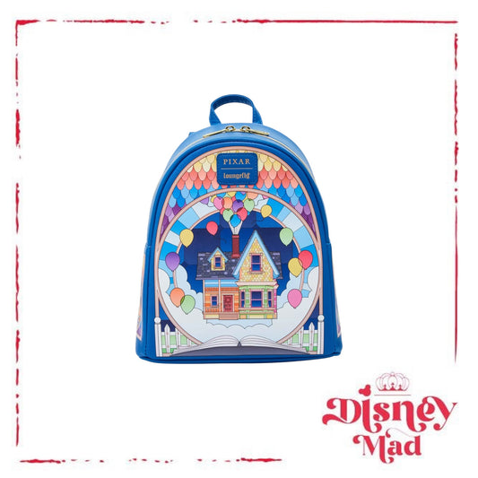 Loungefly Disney Pixar Up Stained Glass Mini Backpack
