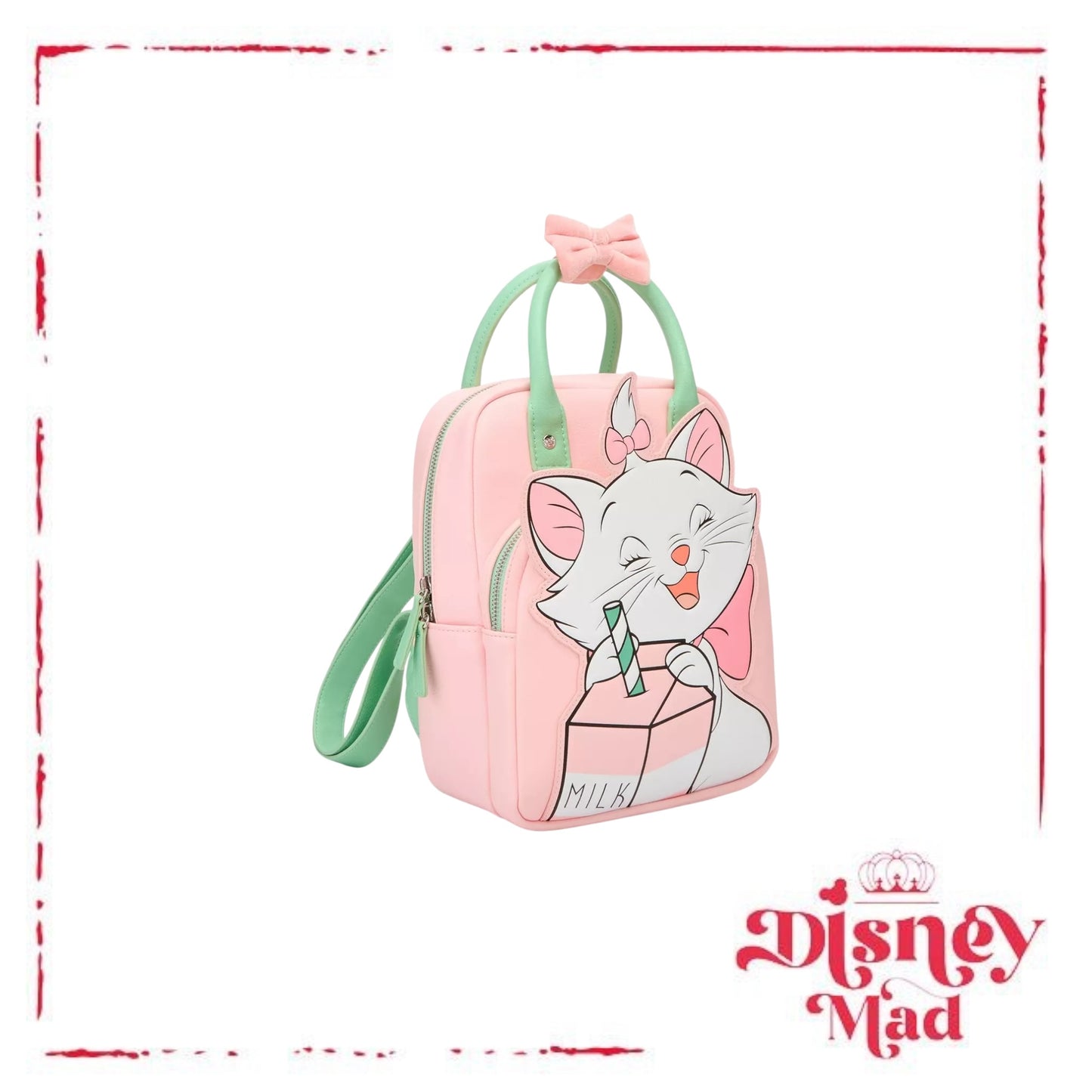 Loungefly Disney The Aristocats Marie Milk Carton Mini Backpack (BoxLunch 10th Anniversary Edition)
