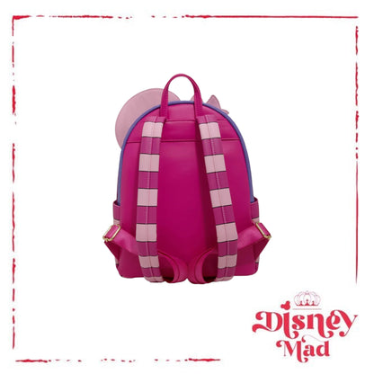 Loungefly Disney Alice in Wonderland Fuzzy Cheshire Cat Mini Backpack