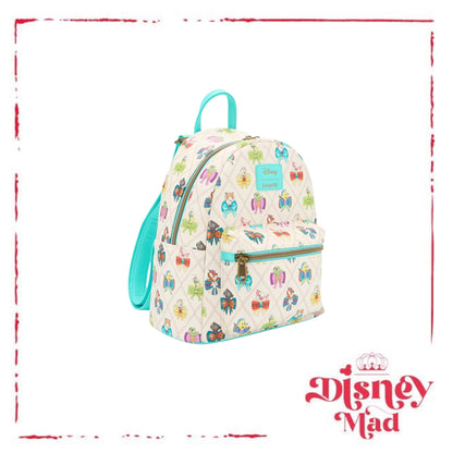 Loungefly Disney Princess Bows & Sidekicks Mini Backpack