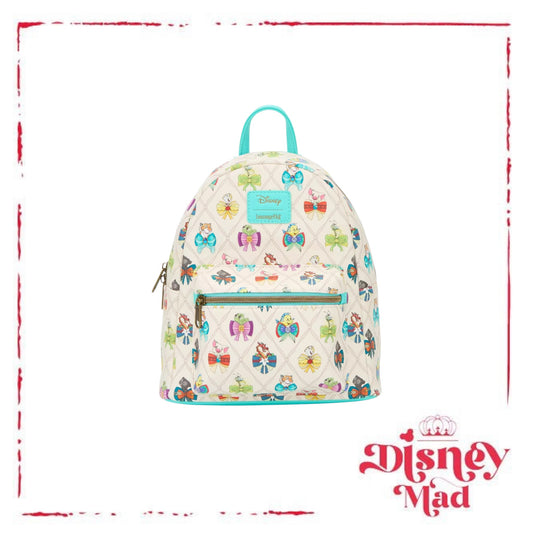Loungefly Disney Princess Bows & Sidekicks Mini Backpack