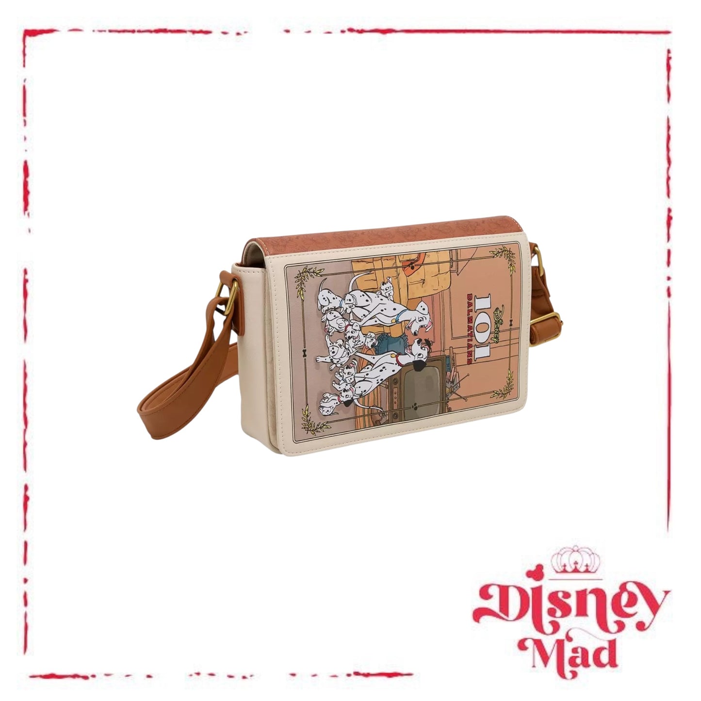 Loungefly Disney 101 Dalmatians Book Crossbody Bag