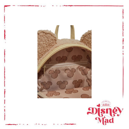 Loungefly Disney Minnie Mouse Sherpa Mini Backpack