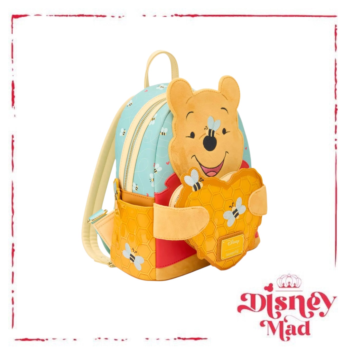 Loungefly Disney Winnie the Pooh Honey Heart Honey Scented Mini Backpack
