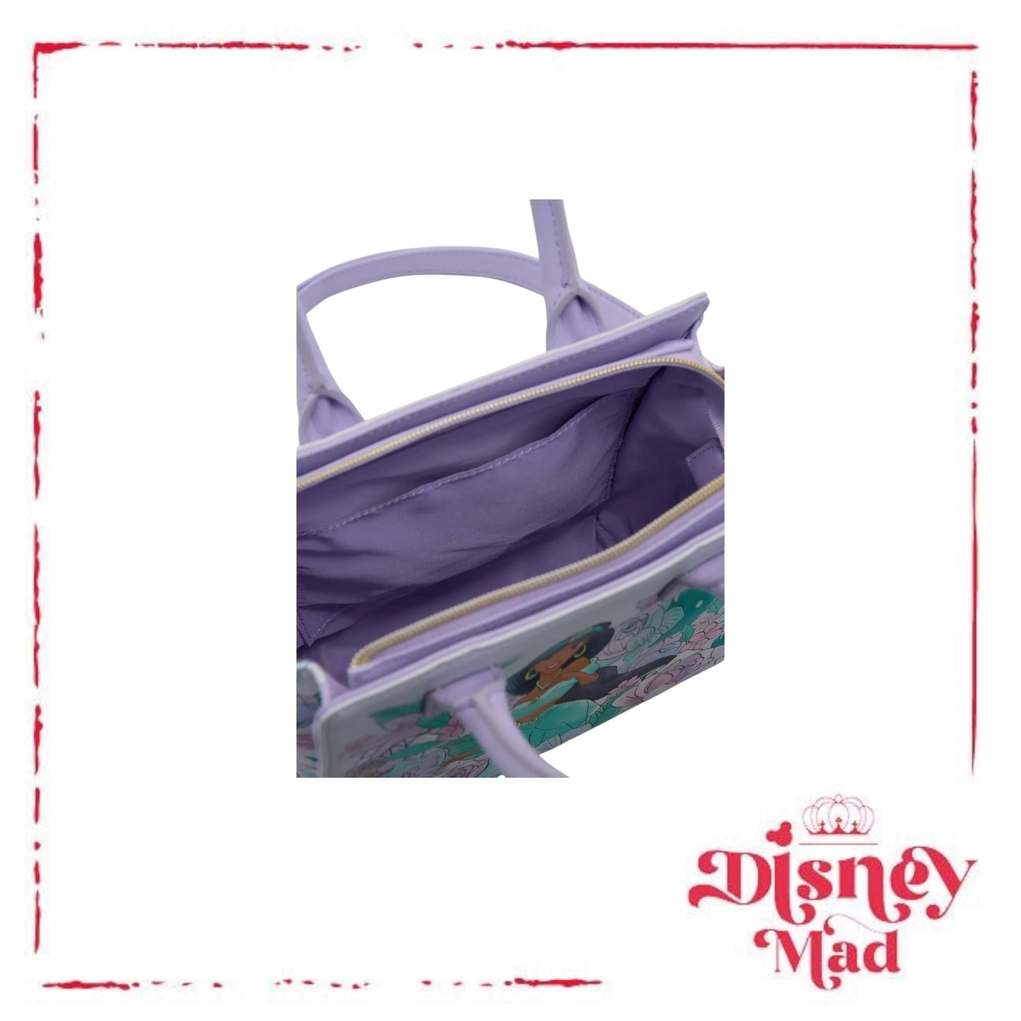 Loungefly Disney Princess Jasmine Floral Mini Satchel Bag