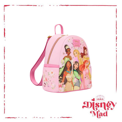 Loungefly Disney Princess Group Pink Mini Backpack
