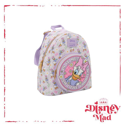 Loungefly Disney Daisy Duck Am I The Problem? Mini Backpack