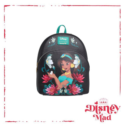 Loungefly Disney Aladdin Jasmine Floral Mini Backpack