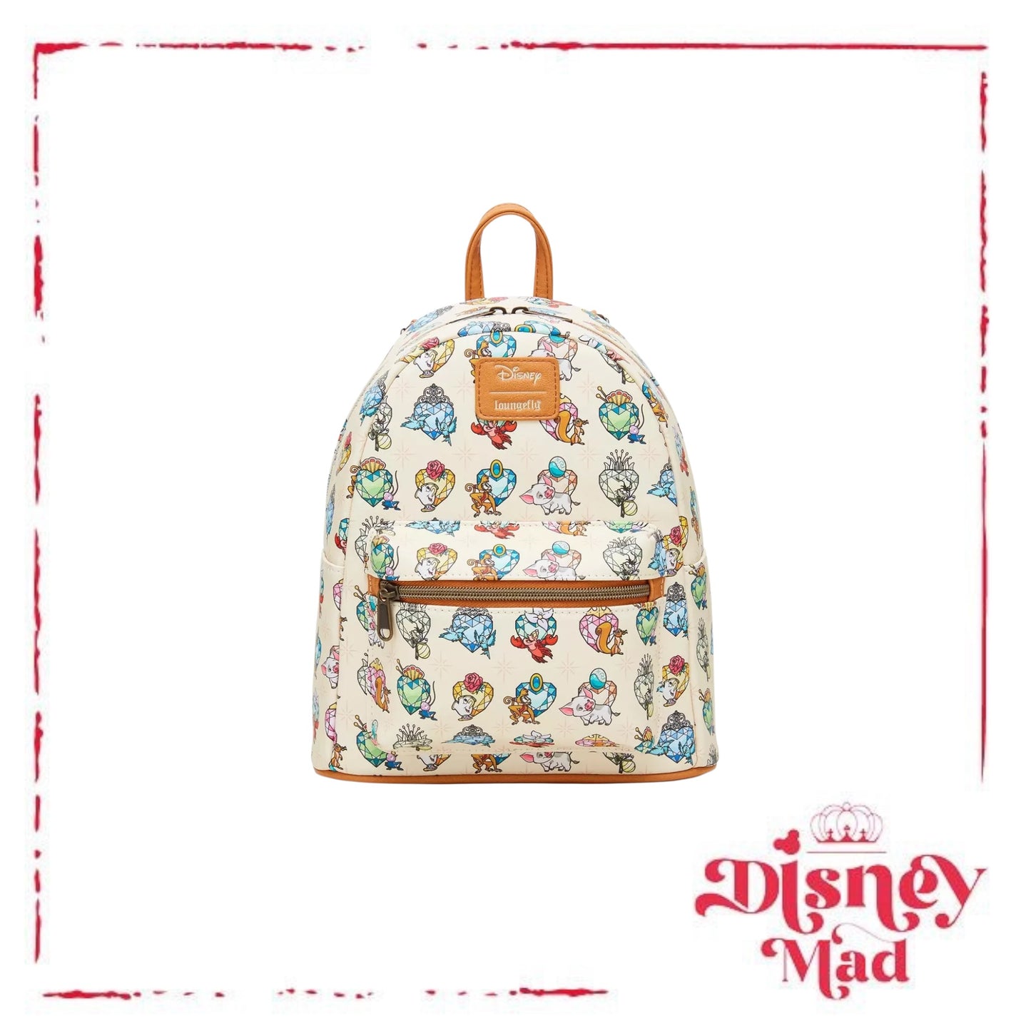 Loungefly Disney Princess Sidekicks Gem Mini Backpack