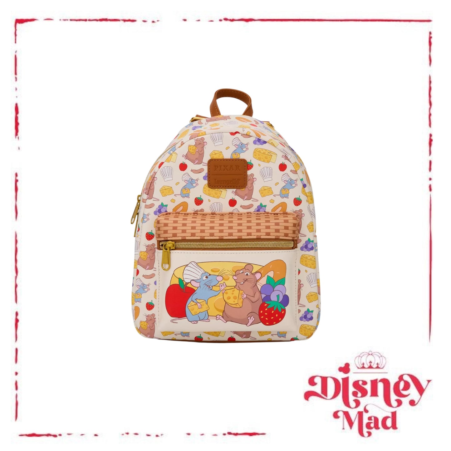Loungefly Disney Pixar Ratatouille Food Mini Backpack
