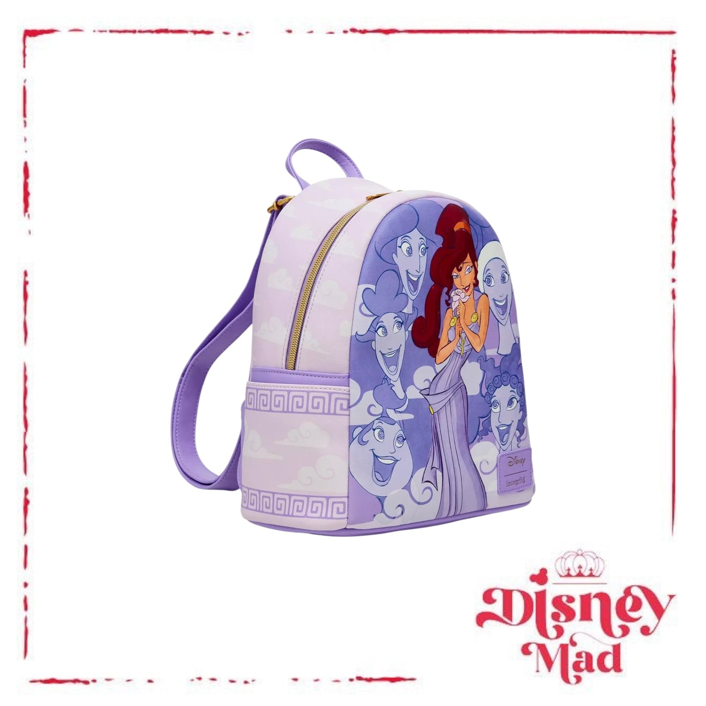 Loungefly Disney Hercules Meg & The Muses Mini Backpack