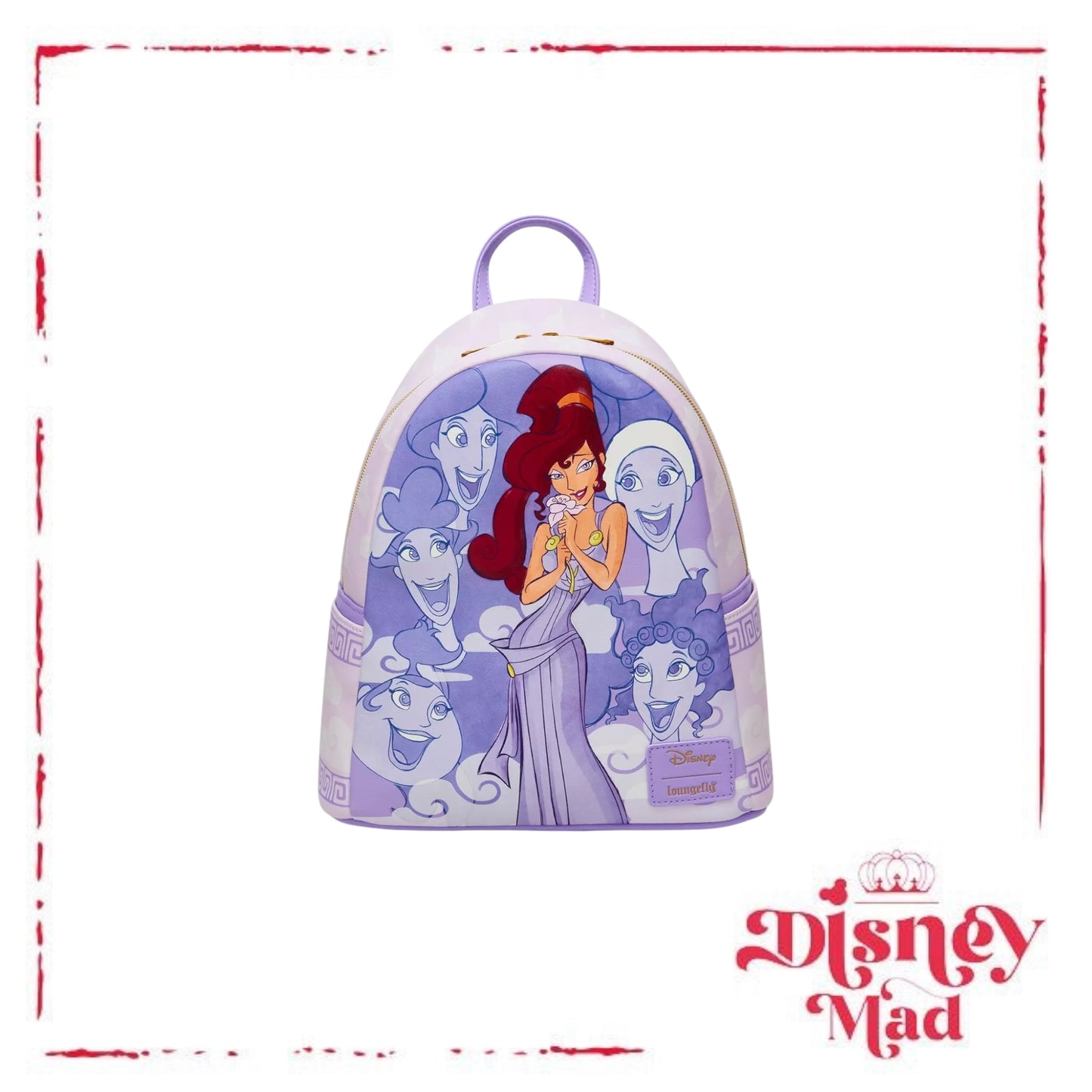 Loungefly Disney Hercules Meg & The Muses Mini Backpack