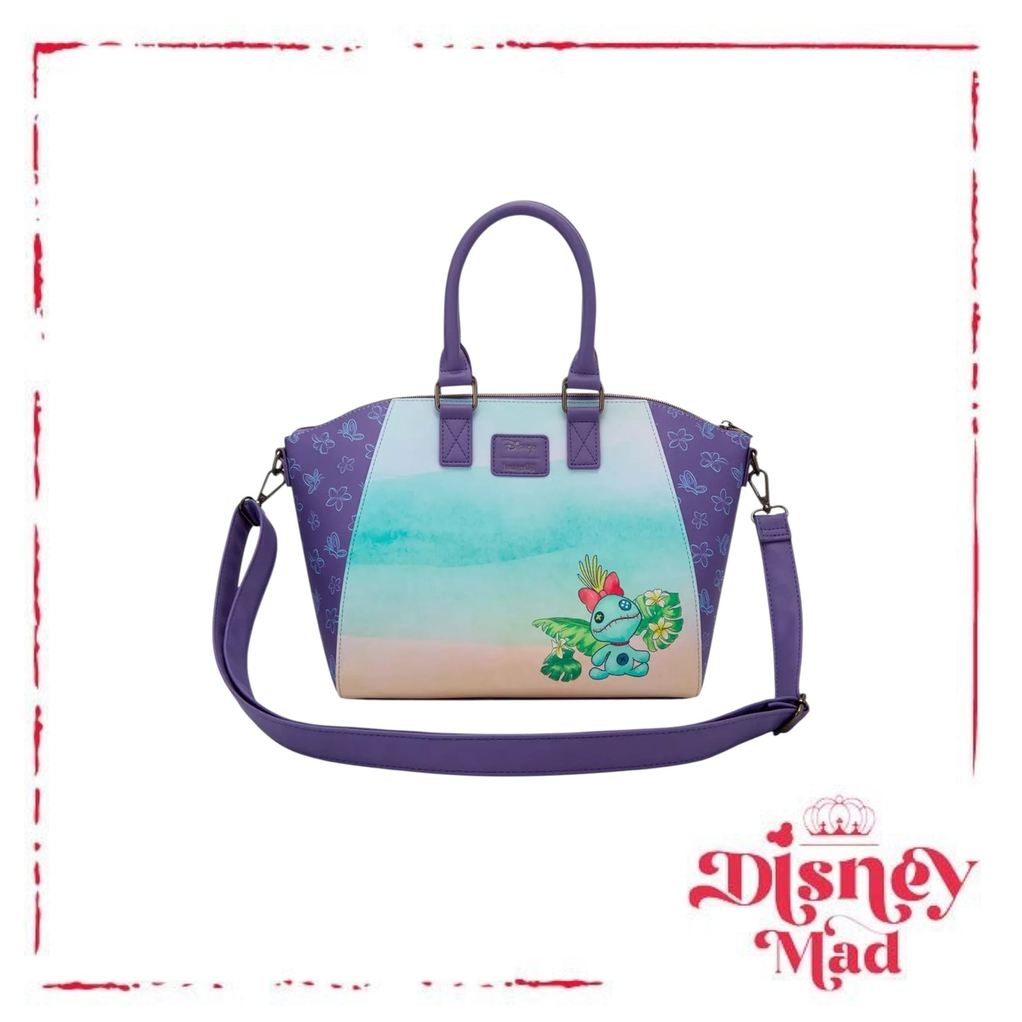 Loungefly Disney Stitch Scrump Butterfly Satchel Bag