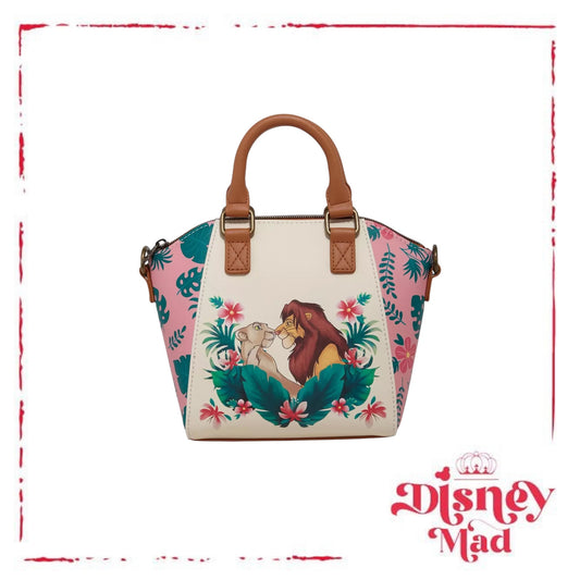 Loungefly Disney The Lion King Simba & Nala Tropical Mini Satchel Bag