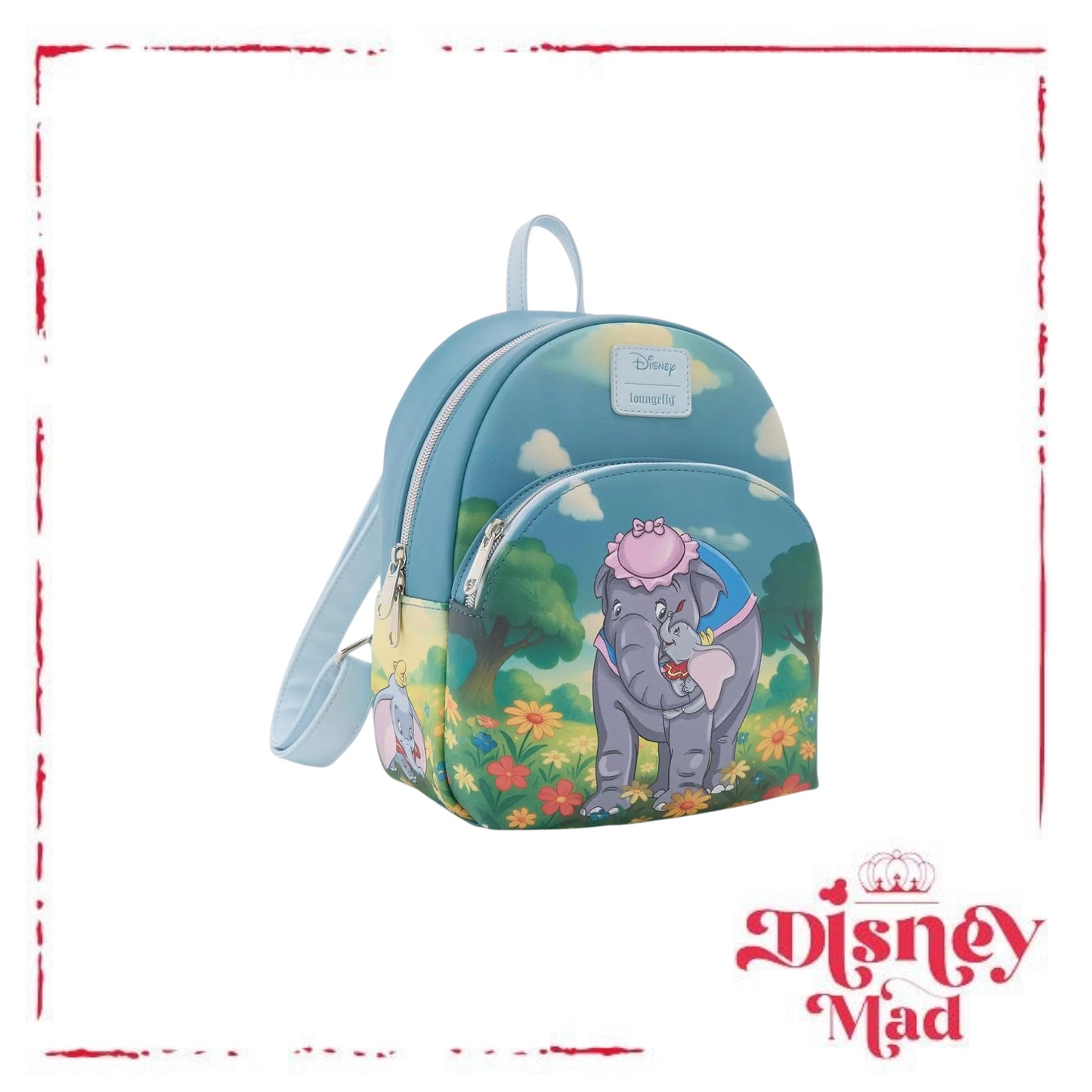 Loungefly Disney Dumbo Flower Field Mini Backpack