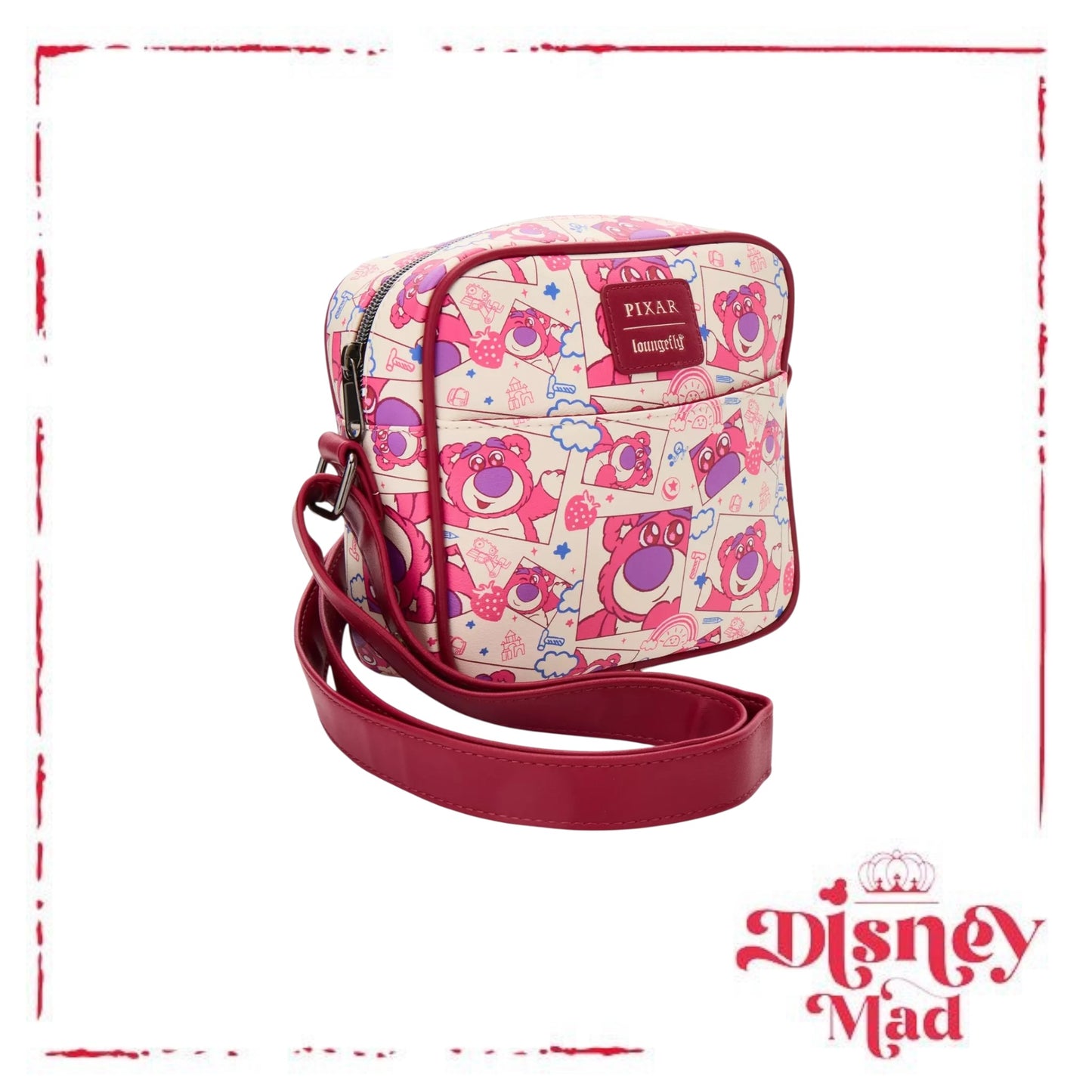 Loungefly Disney Pixar Toy Story Lotso Crossbody Bag