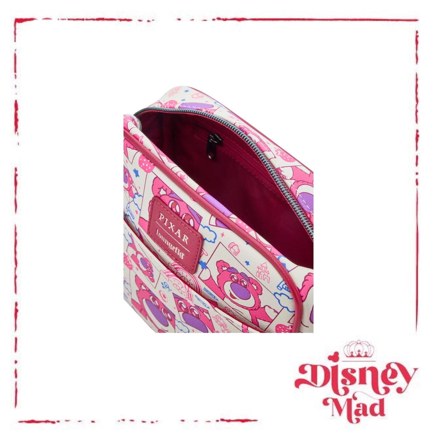 Loungefly Disney Pixar Toy Story Lotso Crossbody Bag