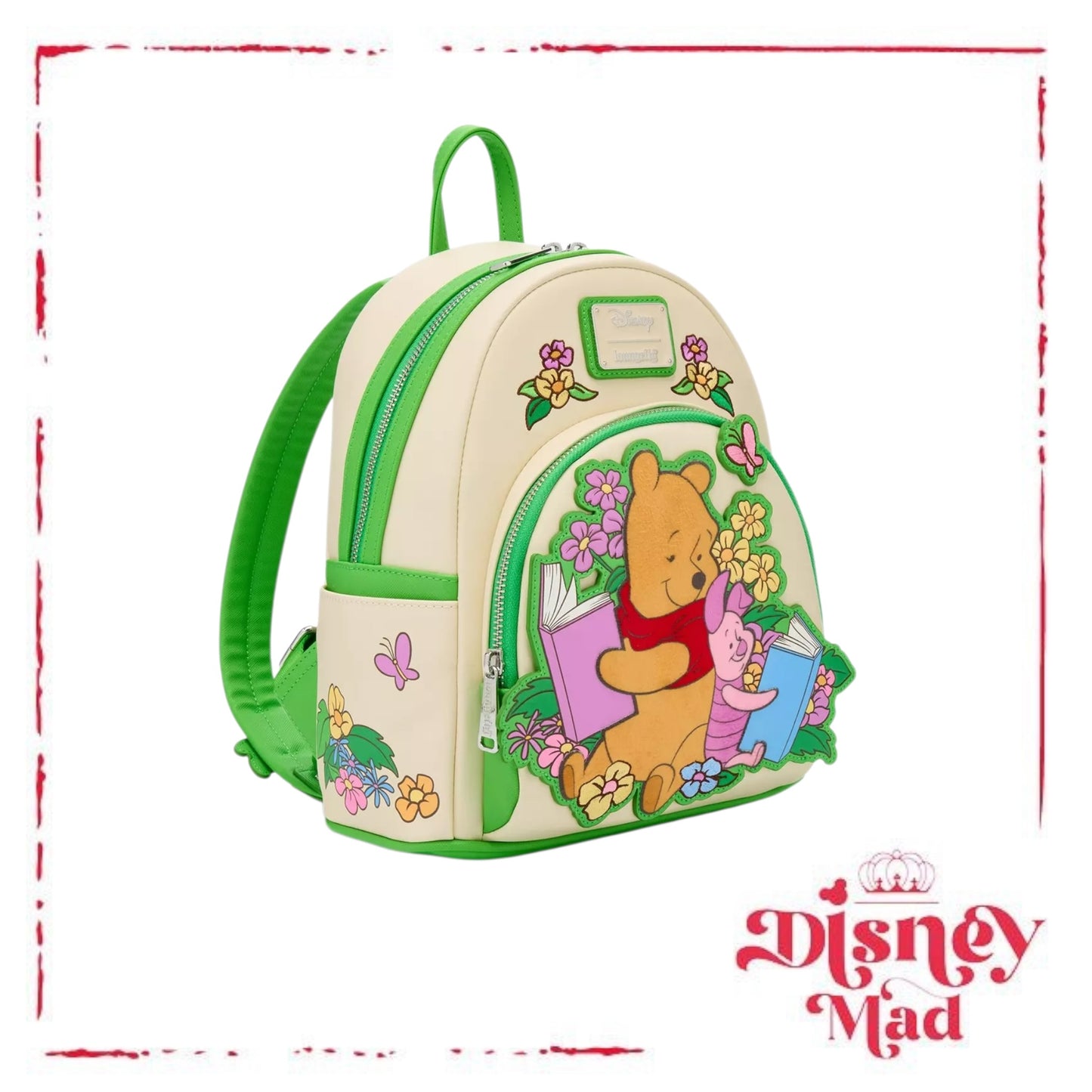 Loungefly Disney Winnie the Pooh Piglet & Pooh Bear Reading Mini Backpack
