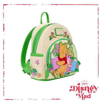 Loungefly Disney Winnie the Pooh Piglet & Pooh Bear Reading Mini Backpack