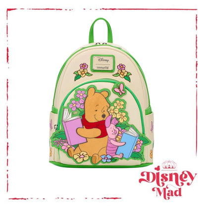 Loungefly Disney Winnie the Pooh Piglet & Pooh Bear Reading Mini Backpack