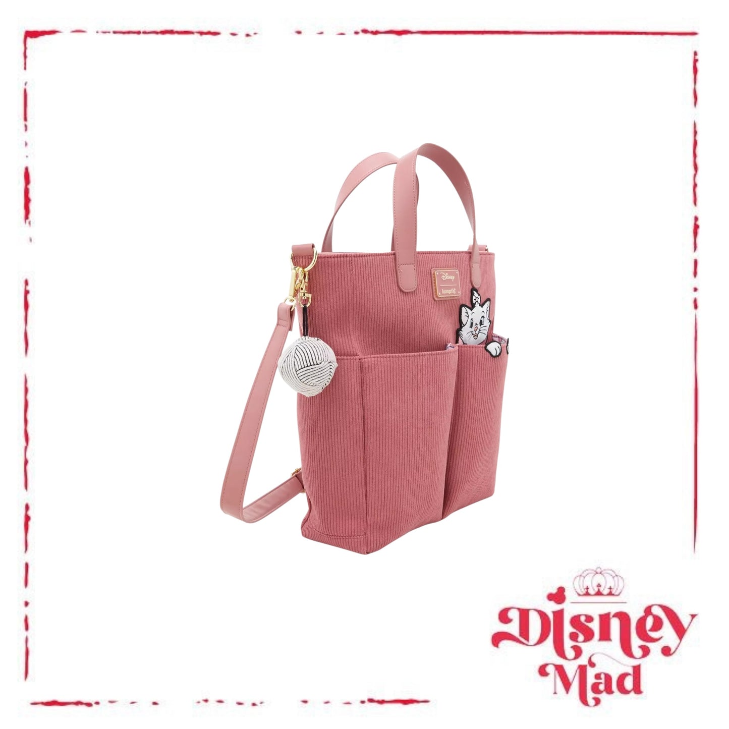 Loungefly Disney The Aristocats Corduroy Marie Tote