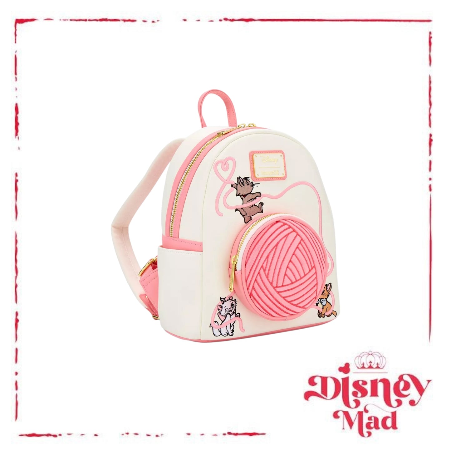 Loungefly Disney The Aristocats Kittens & Yarn Mini Backpack