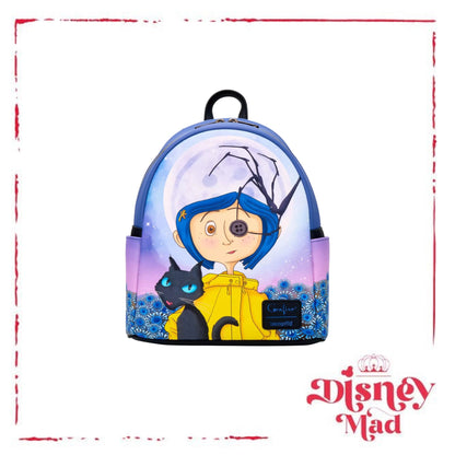 Loungefly Coraline Button Eye Flower Mini Backpack