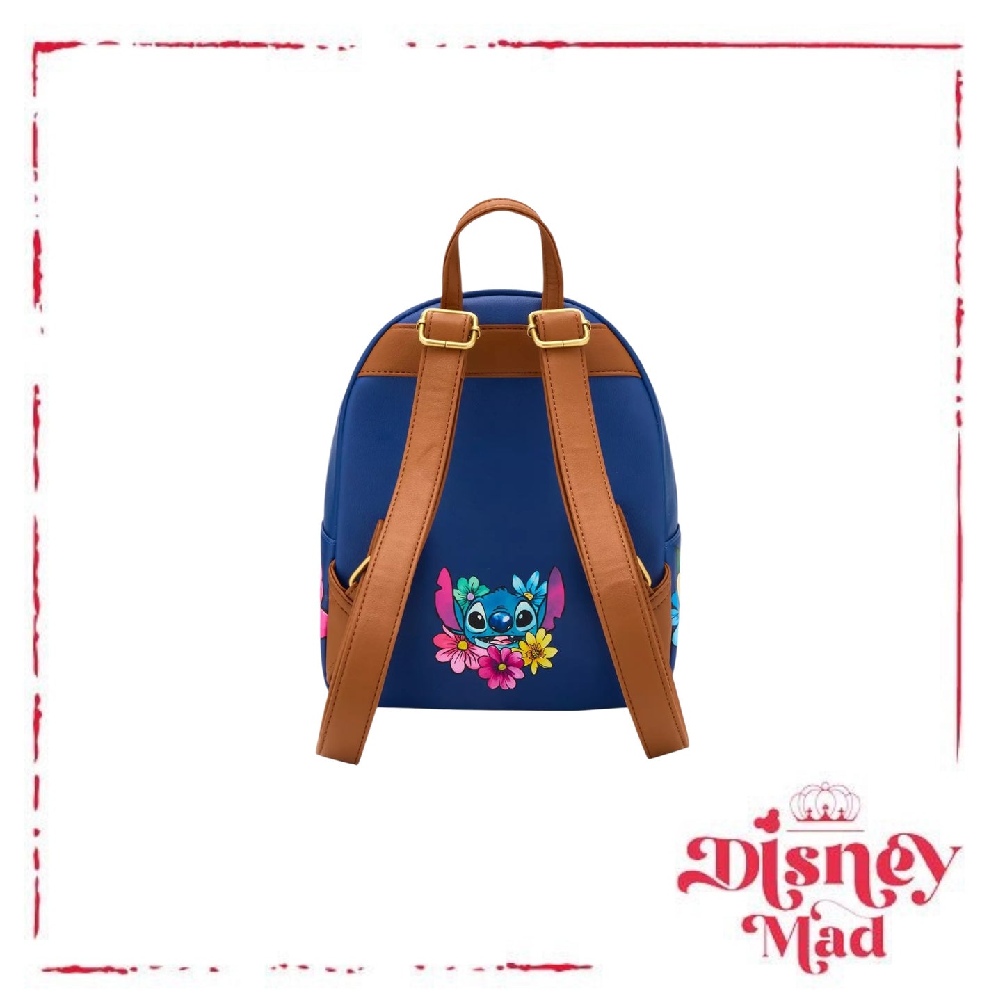 Loungefly Disney Stitch Flowers Mini Backpack