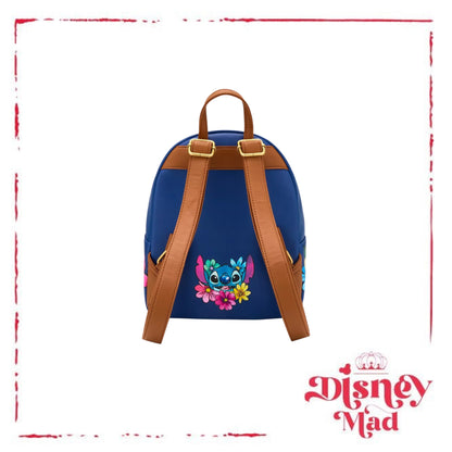 Loungefly Disney Stitch Flowers Mini Backpack