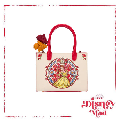 Loungefly Beauty and the Beast Belle Stained Glass Portrait Crossbody Bag- BoxLunch Exclusive