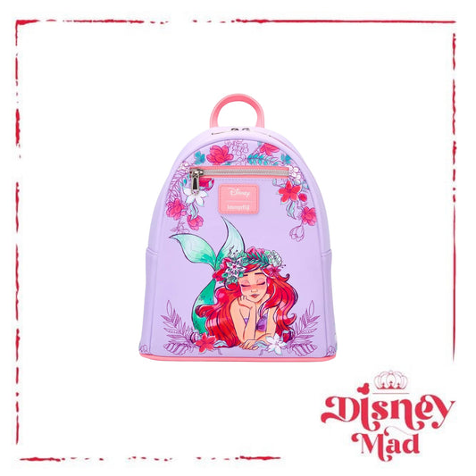 Loungefly Disney The Little Mermaid Floral Dream Mini Backpack