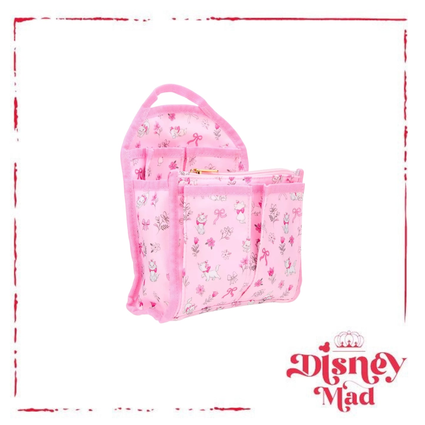 Disney The Aristocats Marie Pink Mini Backpack Organizer insert