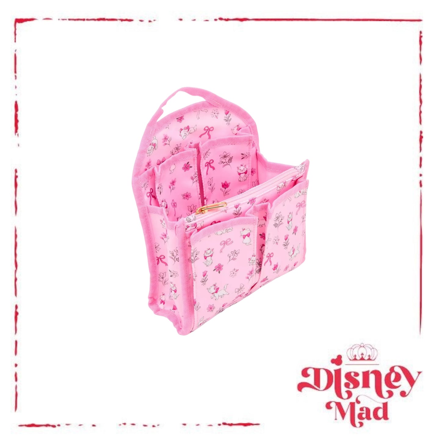 Disney The Aristocats Marie Pink Mini Backpack Organizer insert