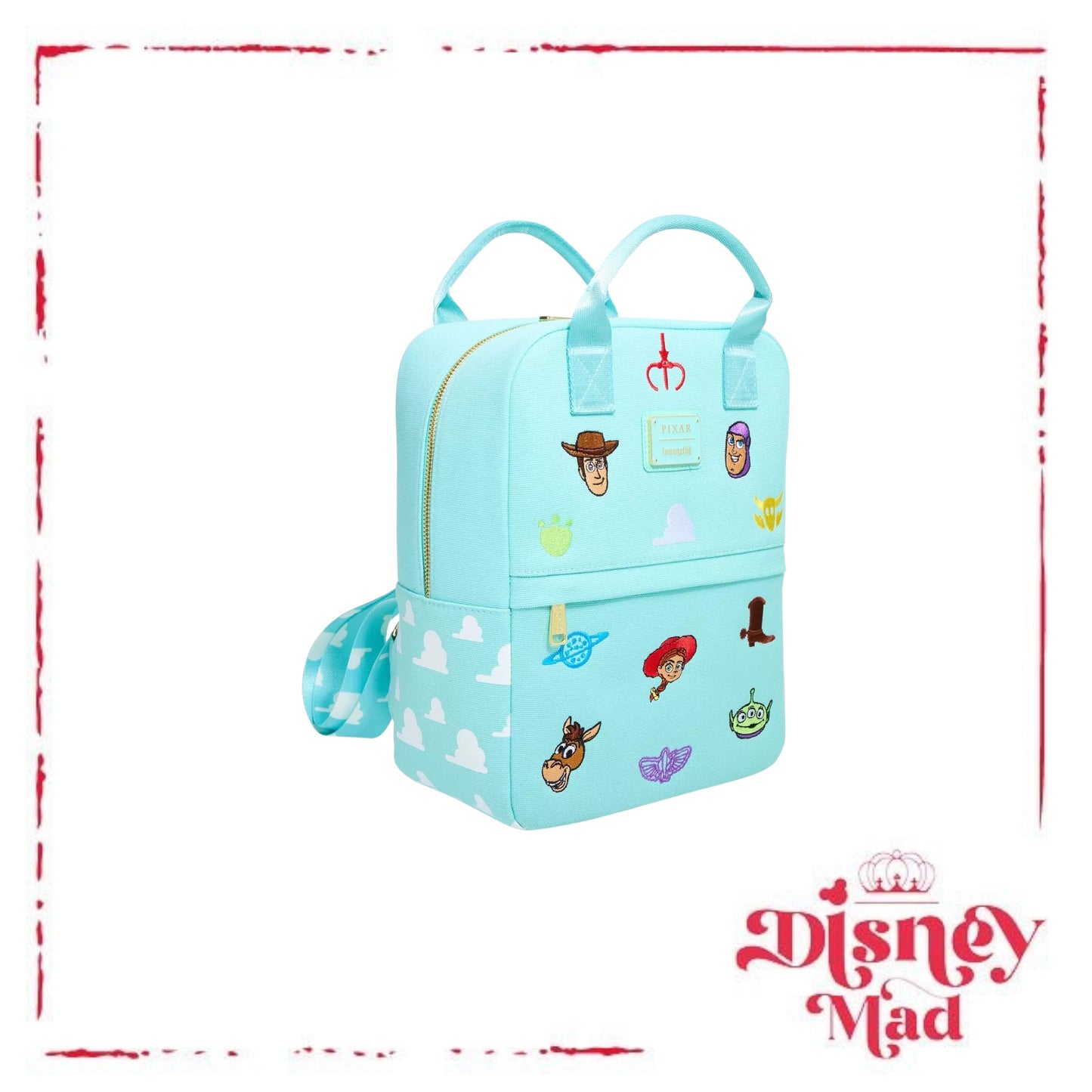 Loungefly Disney Pixar Toy Story Embroidered Icons Canvas Mini Backpack — BoxLunch Exclusive